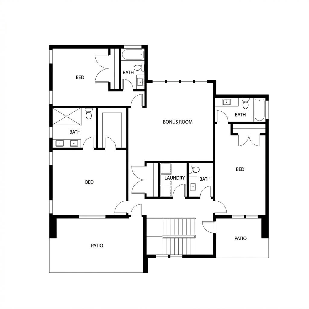 Upper Level Floor Plan